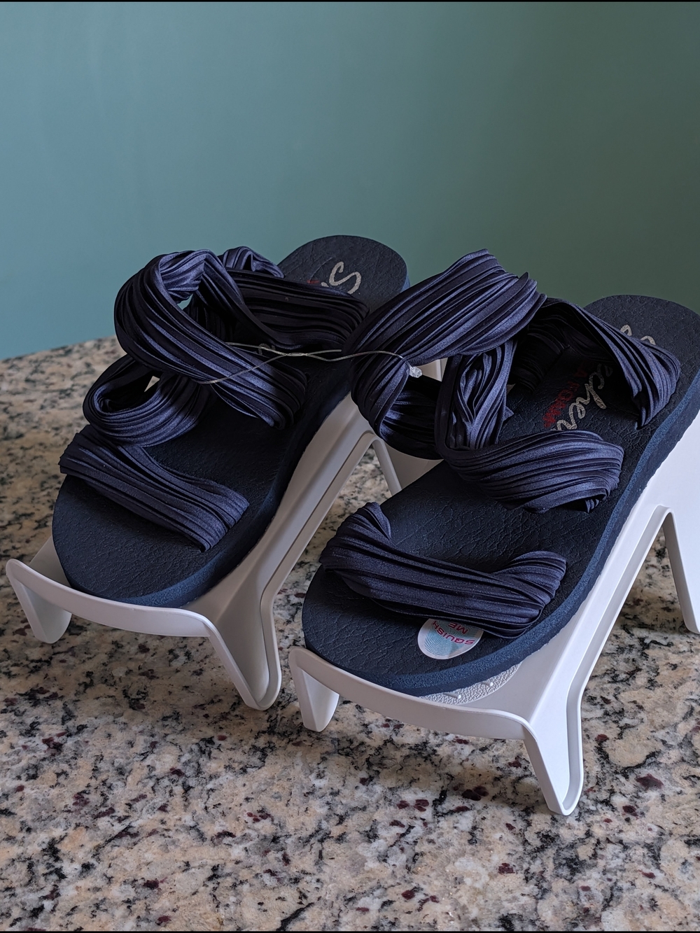 Skechers Women's Cali Meditation-Still Sky Strappy Sandals Sz 6~NEW partial tags